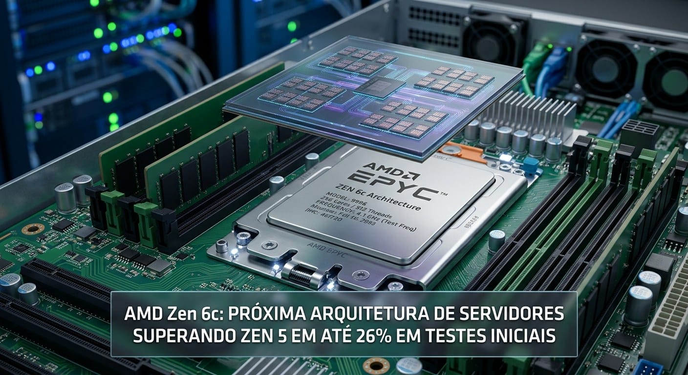 Zen 6c vaza no Geekbench 7 e supera o Zen 5 em até 25,7% no mesmo clock